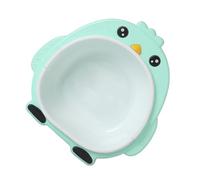 WEKADRIN Lavabo Infantil Multifuncional de PP Grueso Diseño de Cara de Pollito Tamaño Pequeño Color Verde para Bebés y Recién Nacidos Adecuado para Lavar Cara Boca y Pies Uso