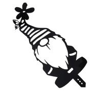 WEKADRIN Letrero Acrílico para Jardín sin Rostro Tipo C Decoración Navideña Estaca Resistente Tamaño Mediano para Césped y Patio Adorno Festivo Seguro y Duradero