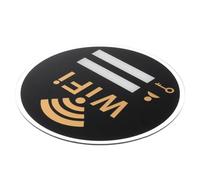 WEKADRIN Letrero Acrílico para Pared con Contraseña Wifi Señal Práctica y Segura para Hogar Hotel y Negocios Diseño Recordatorio Visible y Resistente