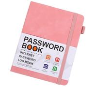 WEKADRIN Libreta de Contraseñas Pequeña B6 con Pestañas Alfabéticas de Colores Agenda de Direcciones Recargable para Personas Mayores Organizador de Material de Oficina para Registro de