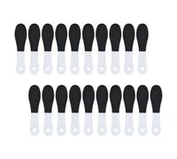 WEKADRIN Lima para Pies de Doble Cara 20 Unidades Exfoliante Plástico para Eliminar Callos y Durezas Herramienta Antideslizante para Piel Seca y Talones Agrietados Cuidado de Pies en