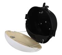 WEKADRIN Maletero Moto con Respaldo Acolchado Baúl Scooter Resistente al Agua con Sistema Antirrobo Caja Trasera para Almacenamiento Viajes al Aire