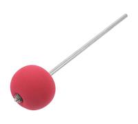 WEKADRIN Mazo de Pedal para Bombo, Accesorio para Bombo Rojo de EVA y Metal, Cabeza de Martillo Reemplazable