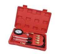WEKADRIN Medidor de Presión de Cilindro Multifuncional con Adaptador para Motos y Coches Detector de Fugas Compresímetro Psi para Motores de Incluye Tipos Cigüeñal y Transversal con