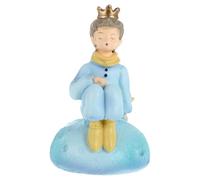 WEKADRIN Mini Princes Figura de Resina Decorativa Adorno de Escritorio Miniatura Figura Artesanal Ligera para Hogar y Pasteles Modelo de Personaje del Principito