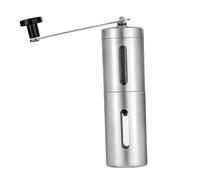 WEKADRIN Molino de Café Manual de Acero Inoxidable Portátil y Ligero de Café Espresso para Granos Diseño Resistente y Profesional para Uso Doméstico y Comercial