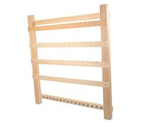 WEKADRIN Organizador de Joyas Colgante de Pared Madera Soporte Grande para Pendientes Anillos y Collares Exhibidor de Joyas con Gran Capacidad Resistente Diseño Abierto