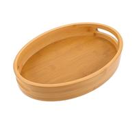 WEKADRIN Paleta De Madera Ovalada Bandeja para Aperitivos y Servir Comida para Desayunos y Postres Salones o Comedores