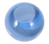 WEKADRIN Pantalla de Lámpara de Cristal Forma de Globo para Lámparas de Pared y Colgantes, Pantalla de Repuesto Azul-Negro, Tulipa de Techo para Uso en Comedor