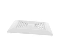 WEKADRIN para Ventilador Extractora Baño Cuadrada Rejilla Plástica con Muelles Instalación Fácil Panel Desmontable para Rápido Diseño Moderno para Techo o Pared