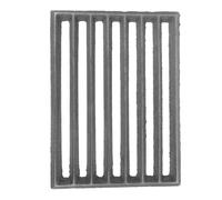 WEKADRIN Parrilla Rectangular de Hierro Fundido 255X17 CM para Barbacoa y Fogata Rejilla Resistente para Cocinar al Aire Libre Portátil y Multipropósito Adecuado Camping y Jardín