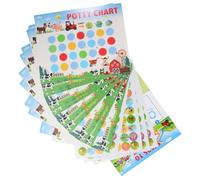 WEKADRIN Pegatinas para Entrenamiento de Orinal para Niñas de Tabla de Recompensas para Dejar Pañal Diseño Divertido para Rutina de Wc Niña Fomenta Independencia y Uso Fácil