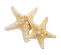 WEKADRIN Pinza Pelo Forma de Estrella de Mar Beige, 2 Piezas, Estilo Mediterráneo Elegante, Adecuado para Fiestas Playa y Decoración Estable del Cabello Color Aleatorio