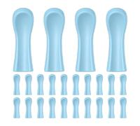 WEKADRIN Puntas de Silicona para Limpieza de Oídos 100 Piezas Repuesto para Cucharas de Cerumen Funda Reemplazable Cómoda y Segura de 12 X 35 MM Uso Doméstico y Clínico