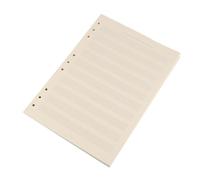 WEKADRIN Recambio de Cuaderno para Músicos 100 Hojas de Papel Manuscrito, 10 Líneas de Pentagrama, Tinta Especial y Material Seleccionado, para Partituras y Estudio Musical