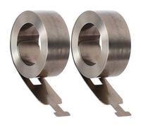 WEKADRIN Resorte Plano para Ventana 2 Piezas, 12 Mm de Ancho, 1,2 M de Largo, Acero Inoxidable, Resorte Helicoidal de Tensión para Persianas Enrollables, Kit de Reemplazo para Hogar