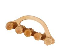 WEKADRIN Rodillo de Masaje de Madera Portátil Ruedas para Relajación Muscular y Circulación Masajeador Manual Corporal para Brazos Espalda Cuello y Piernas Herramienta Ligera y Fácil de