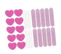 WEKADRIN Set De Herramientas De Manicura Para Uñas 30 Piezas, Limas y Esponjas Para Decoración De Uñas, Tamaño Estándar, Para Uso Doméstico y Profesional, Incluye Palitos y Bloques Pulidores