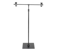 WEKADRIN Soporte Ajustable para Carteles de Acero Inoxidable Exhibidor T con Clip para Publicidad Tiendas y Supermercados Soporte para Póster de Mesa Resistente y Funcional