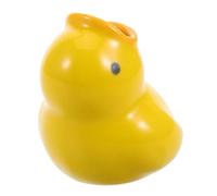 WEKADRIN Soporte De Cepillos De Dientes Kawaii Cerámica Organizador Compacto para Accesorios De Baño Diseño De Patito para Encimeras y Mantenimiento del Orden