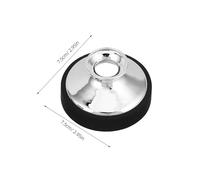 WEKADRIN Sordina para Saxofón Alto y Tenor Amortiguador de Sonido ABS Silenciador de Práctica 2 Unidades Dorado y Plateado Accesorio para Ensayo Silencioso Casa y Estudio