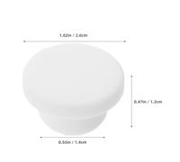 WEKADRIN Tapón De Silicona Para Depósito De Agua De Enjuague Bucal 4 Unidades Repuesto Para Irrigador Bucal Color Blanco