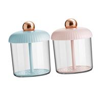 WEKADRIN Taza para Hacer Espuma Facial 2 Piezas Placa Transparente y Porosa Generador de Espuma para Lavado Facial Dispositivo Portátil para Limpieza Profunda y Uso en Viaje