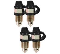 WEKADRIN Tornillos De Purga De Freno Para Motocicleta Con Tapas Antipolvo Accesorios De Freno Duraderos Y Prácticos Eficaz Del Sistema De Frenado Compatibles Mayoría De 2 Piezas*2