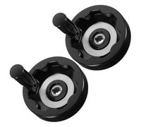 WEKADRIN Volante Manual Plegable para Fresadora y Torno 2 Unidades Negras 12X100 MM Ranura en Cruz Manivela de Volante para Máquina Herramienta Control Preciso y Agarre Seguro