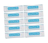 WEKAMOS 1 caja Sal de Lavado Nasal Sobres Unidades Sal Marina Fina Sin Iodo Disolución Rápida para Limpieza y Protección de Cavidad Nasal Pack para Irrigación y Cuidado Diario