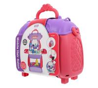 WEKAMOS 1 Juego Juguete de Maquillaje Niñas Kit de Estilista de Cabello Infantil con Maletín Simulación de Peluquería Juguete Cognitivo el Desarrollo Infantil