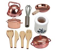 WEKAMOS 1 Juego Mini Muebles De Cocina Utensilios De Casa De Muñecas Cocinando Juguetes Utensilios De Cocina para Casa De Muñecas Cocina En Miniatura Mini Juguetes Aleación