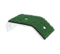 WEKAMOS 1 Pieza Plataforma de Secado para Tortugas con Escalón Simulado de Césped para Acuarios Decoración Acuática para Reptiles Pequeño
