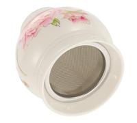 WEKAMOS 1 Pieza Taza de Moxibustión de Cerámica Portátil para Masaje y Rasguño para Aliviar Dolores de Espalda y Estrés Elegante y Funcional Jarra de Guasha Multifuncional