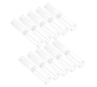 WEKAMOS 10 Piezas Estuche Bolígrafo Transparente Hexagonal Caja Regalo Práctica para Bolígrafos Tinta Joyería Portátil Ligera Cumpleaños Oficina Viaje