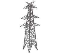 WEKAMOS 100 Negra para Maquetas de Tren y Dioramas, Modelo de Torre de Transmisión Arquitectónica Alta Simulación, Adecuado para Manualidades y Construcción de Paisajes Urbanos