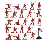 WEKAMOS 100 Piezas de Soldados Miniatura Figuras de Acción para Decoración de Mesa de Arena Juguetes de Guerra Sin Olor y Resistentes Climas Exteriores
