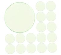WEKAMOS 100 Piezas Fichas de Bingo Transparentes Fichas de Color Marcadores para Mesa y Contadores Matemáticos