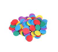 WEKAMOS 100 Piezas Fichas Redondas de Acrílico para Bingo Contadores Educativos para Matemáticas para Hogar Tienda y Bar