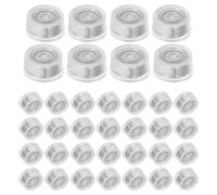 WEKAMOS 100piezas Base de Cojinete Giratorio Transparente Mini Rodamientos de Bolas para Manualidades Accesorios DIY para Reparación de Molino de Viento Rodamientos para Pulseras Hechas