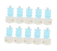 WEKAMOS 10piezas Colgantes De Resina Mini Dispensador De Agua para Llavero y Joyería Decoración Creativa y Original para Móviles y Bolsos