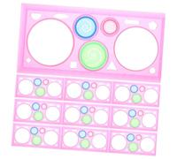 WEKAMOS 10piezas Dibujo Infantil con Regla Espirógrafo Multifuncional Creativa para Niño Niña Kit Pintura Manualidades con Accesorios para Entrenamiento Inteligencia y Comunicación Familia