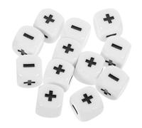 WEKAMOS 12 Piezas Dados Educativos para y Resta de Cálculo Matemático para Aula y Fiestas Diseño Seguro y Atractivo para Aprender Jugando