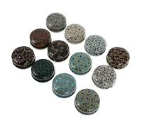 WEKAMOS 12 Piezas Mini Latas de Estaño para Velas Recipientes Compactos y Portátiles de Resistente al Calor Accesorios DIY para Fabricación y Almacenamiento de Velas