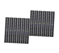 WEKAMOS 12 Piezas Pegatinas Termómetro Digital para Acuario de Temperatura Tiras Autoadhesivas para Peceras Medición Precisa de Temperatura para Acuarios