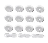 WEKAMOS 18 piezas Protector de Enchufes para Bebés Francés Cubiertas de Seguridad para de Corriente Protección Infantil contra Eléctrico Fácil Instalación para Hogar y Oficina