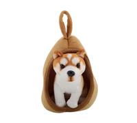 WEKAMOS 1juego Peluche De Perro Realista para Niño Niña Juguete Suave De Cachorro Akita Muñeco De Peluche Decorativo y Coleccionable para Camas y Coches