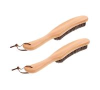 WEKAMOS 2 Cepillos para Polvo de Ropa Cerdas Suaves de Crin, Cepillos para Limpiar Suéteres y Fieltro, Herramienta Antiestática para Eliminar Pelusas y Partículas, Uso Doméstico y Cuidado