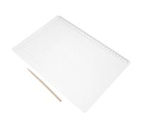 WEKAMOS 2 Juegos Regla Plantilla Recta Plástico Espaciado para Exámenes Escritura Caligrafía Diario