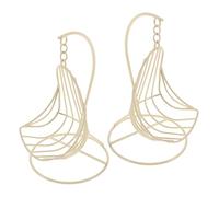 WEKAMOS 2 Mini Cestas Colgantes para Casa De Muñecas Decoración Hamaca Columpio En Miniatura Silla Colgante En Miniatura Accesorios para Casa De Muñecas Muebles De Simulación